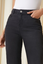 Friends Like These Washed Black Authentic Denim Straight Leg Jeans - Image 2 of 4