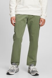 Gap Green Straight Taper Fit Essential Chinos - Image 1 of 4