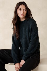 Banana Republic Blue Mona Cropped Jumper - Image 1 of 1