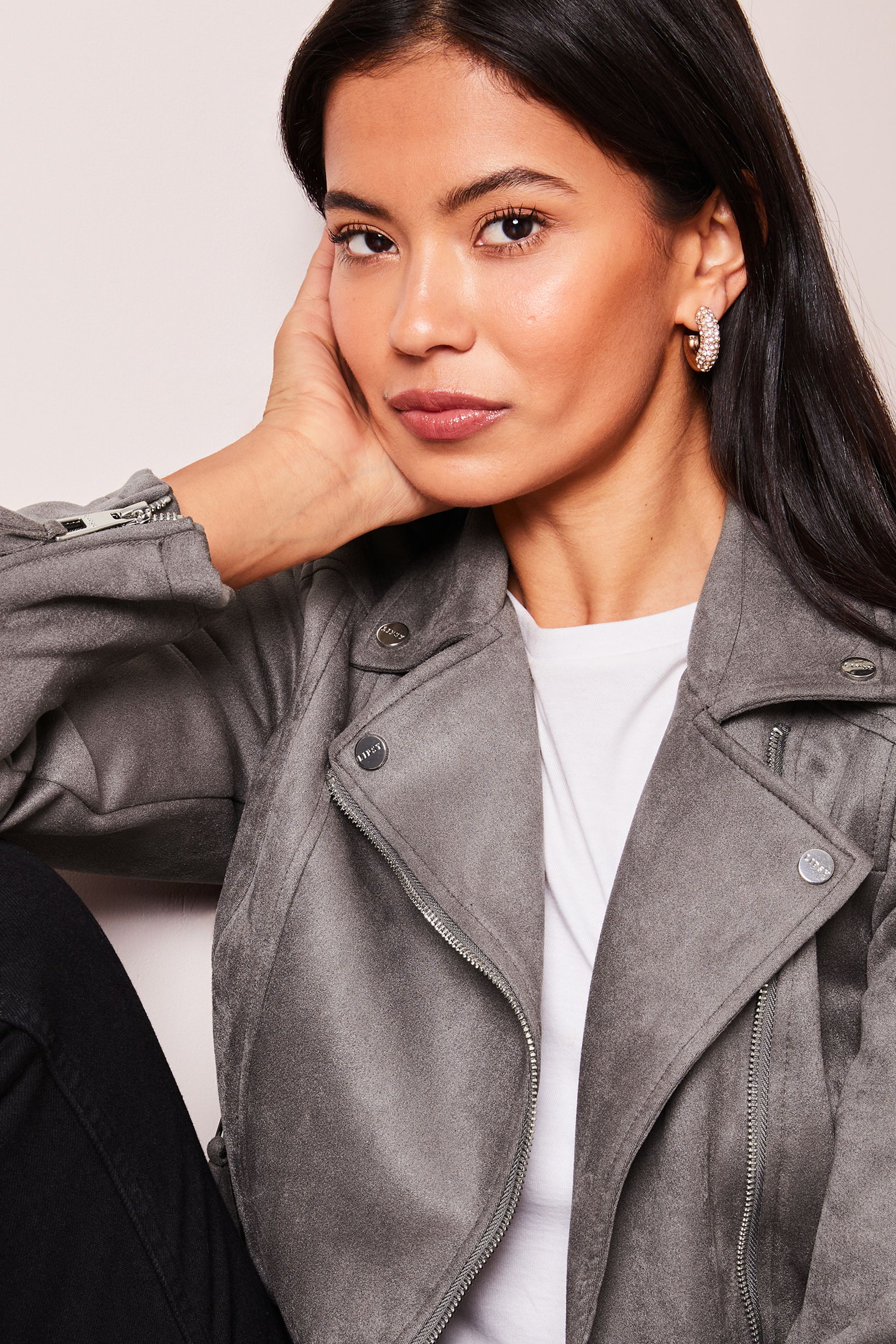 Next suedette biker jacket hotsell