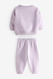 Gap Purple Logo Sweat Set (12mths-5yrs) - Image 2 of 3