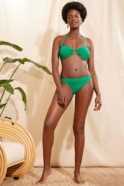 Love & Roses Green Brief Bikini Bottom - Image 4 of 4