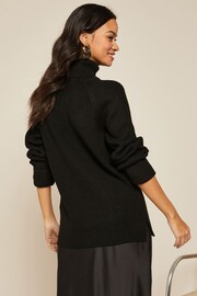 Friends Like These Black Petite Roll Neck Jumper - Image 2 of 4