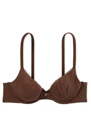 Victoria's Secret Ganache Nude Unlined Demi Invisible Lift Minimiser Bra - Image 3 of 4