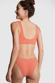 Victoria's Secret PINK Deep Coral Orange Brazilian Bikini Bottom - Image 2 of 4