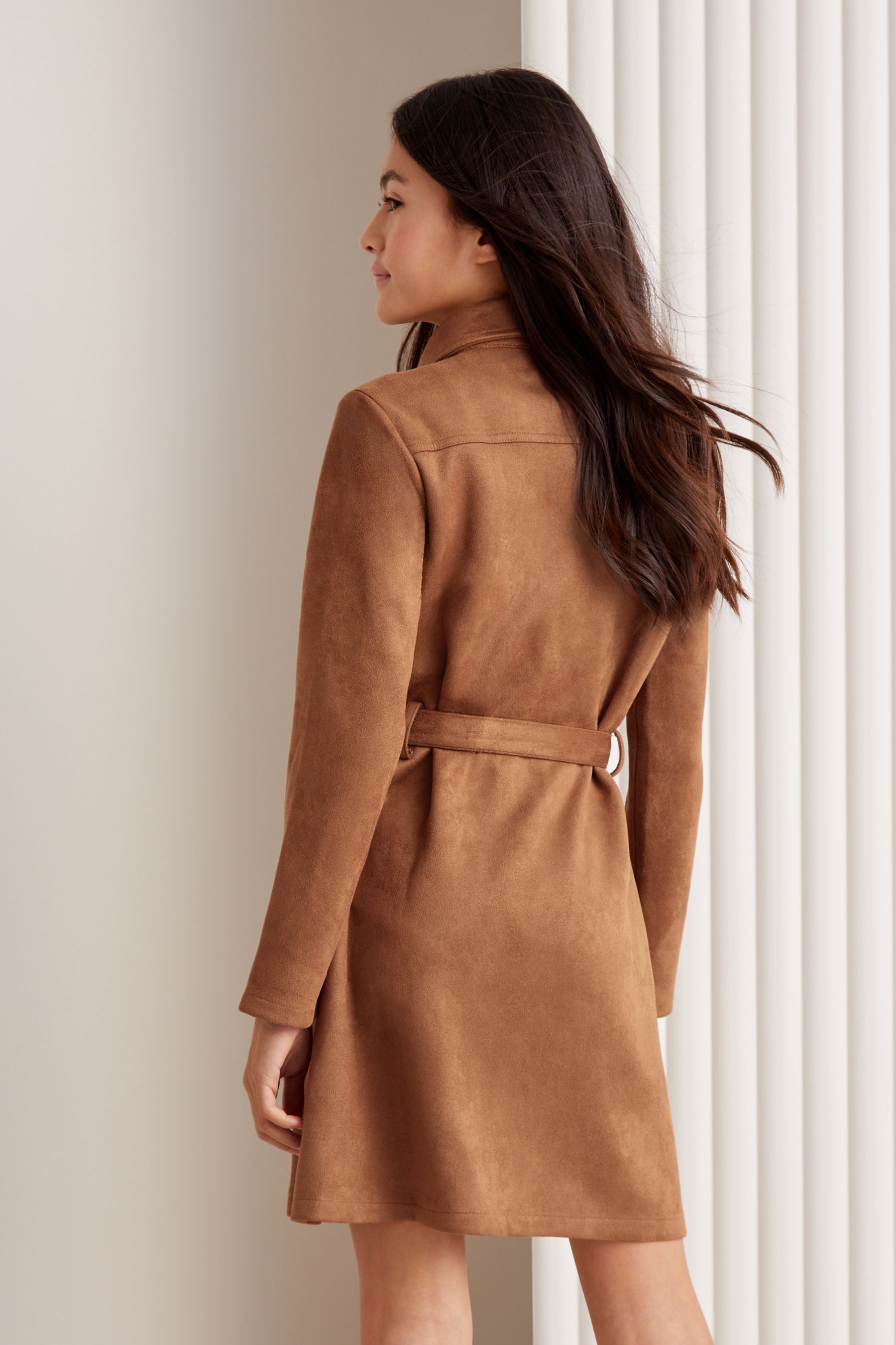 Lipsy suede dress clearance