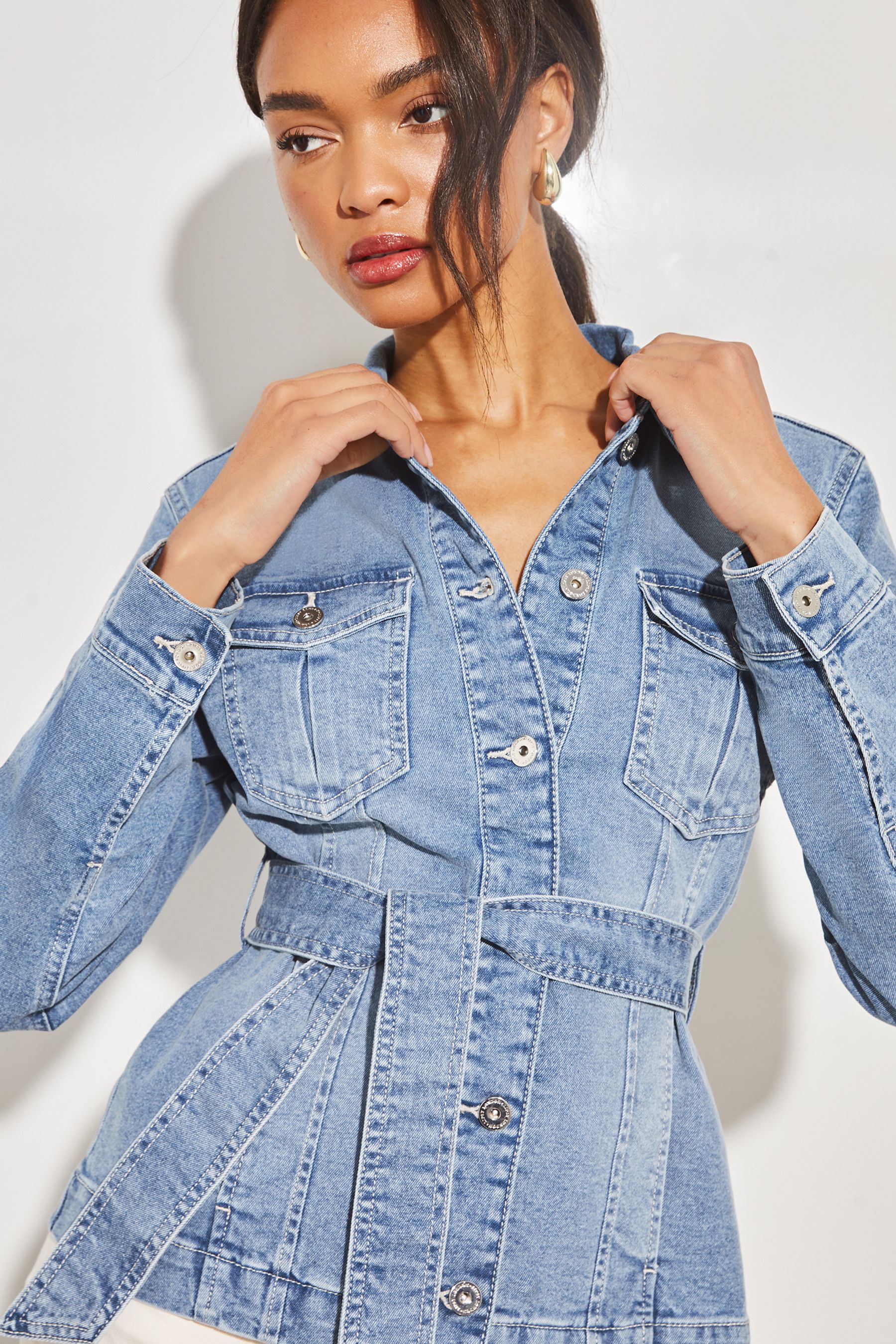 Lipsy tailored denim jacket new arrivals