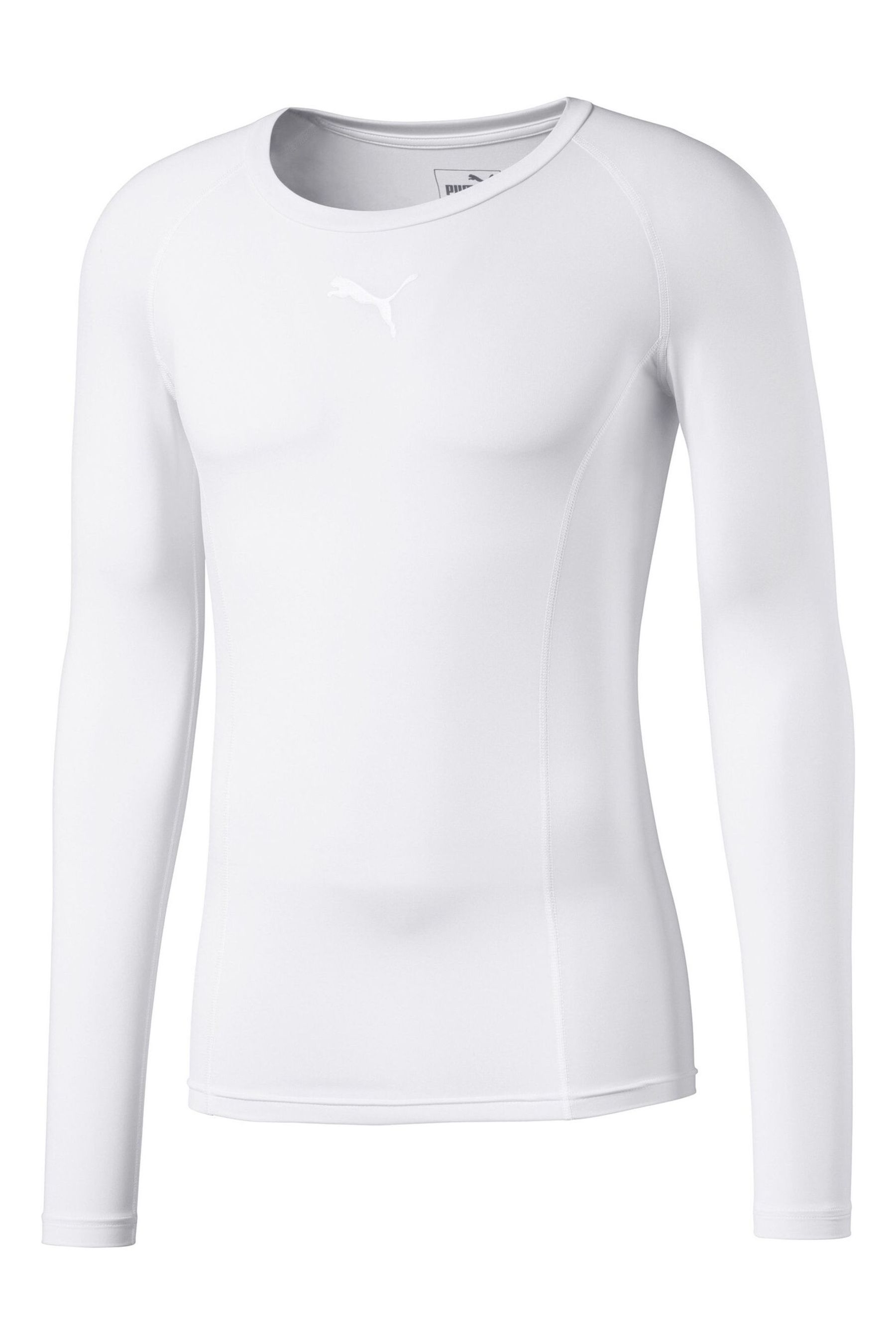 Buy Puma White Baselayer Long Sleeve Mens T Shirt from the Next UK online shop