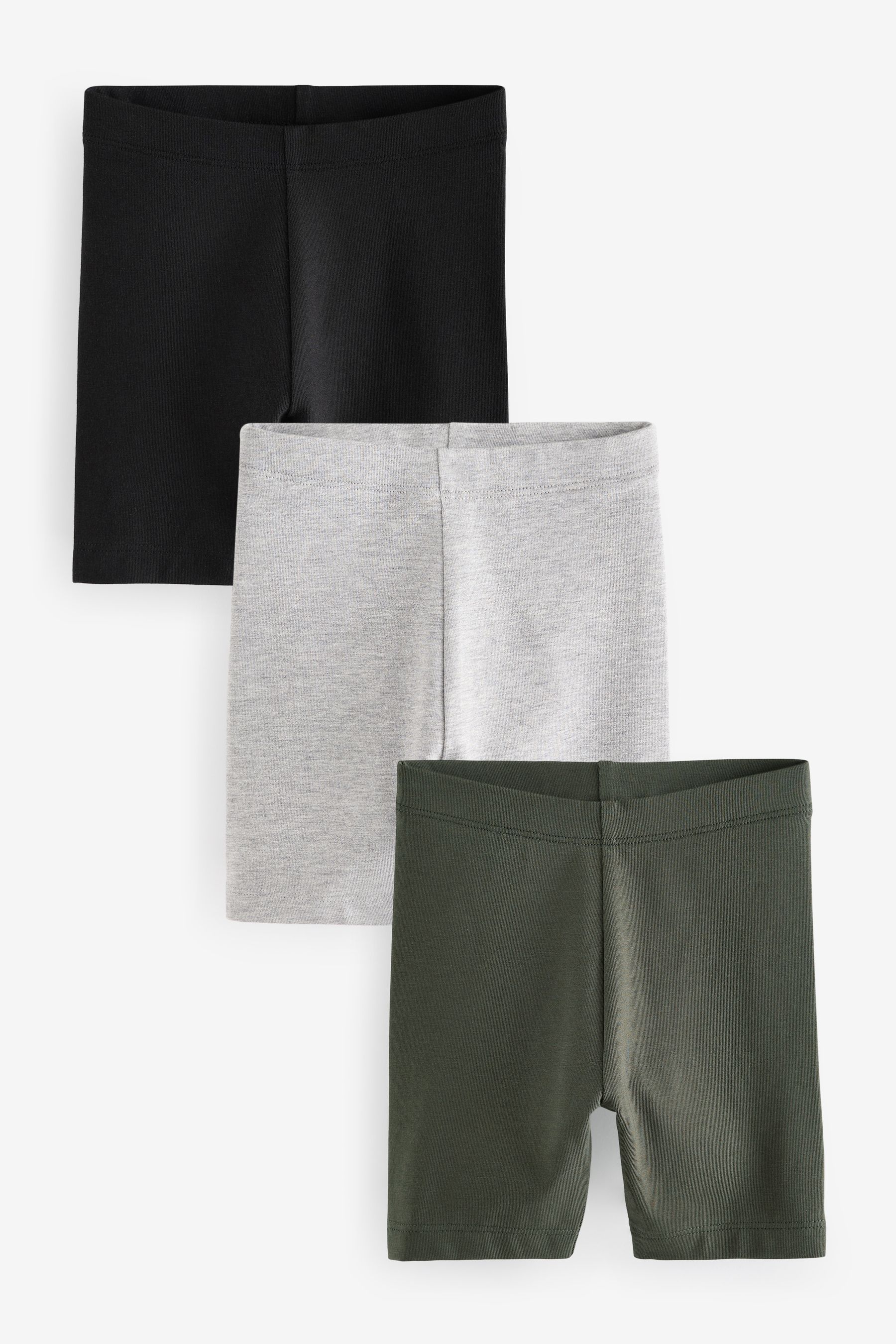 Black White Shorts Cycling Shorts 3 Pack 3mths 7yrs
