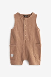 Tan Brown 100% Cotton All-In-One (3mths-7yrs) - Image 4 of 6