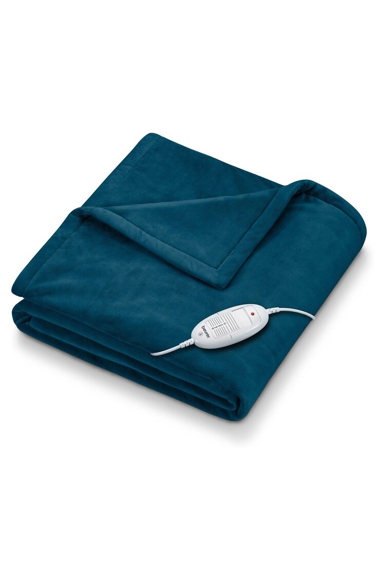 Beurer Blue Cosy Heated Throw - Image 6 of 6