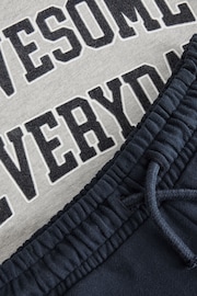 Grey Varsity Sweatshirt and Shorts Set (3mths-7yrs) - Image 9 of 9