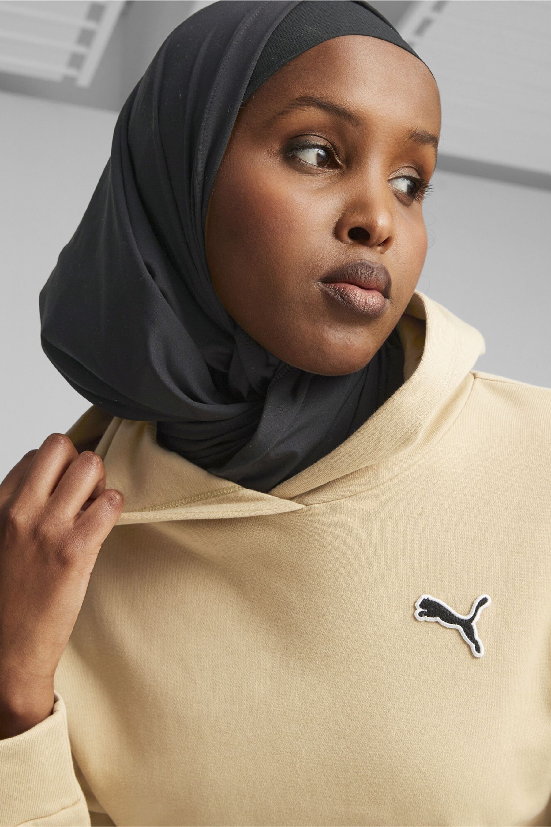 Buy Puma Cream Better Essentials Womens Hoodie from Next Ireland
