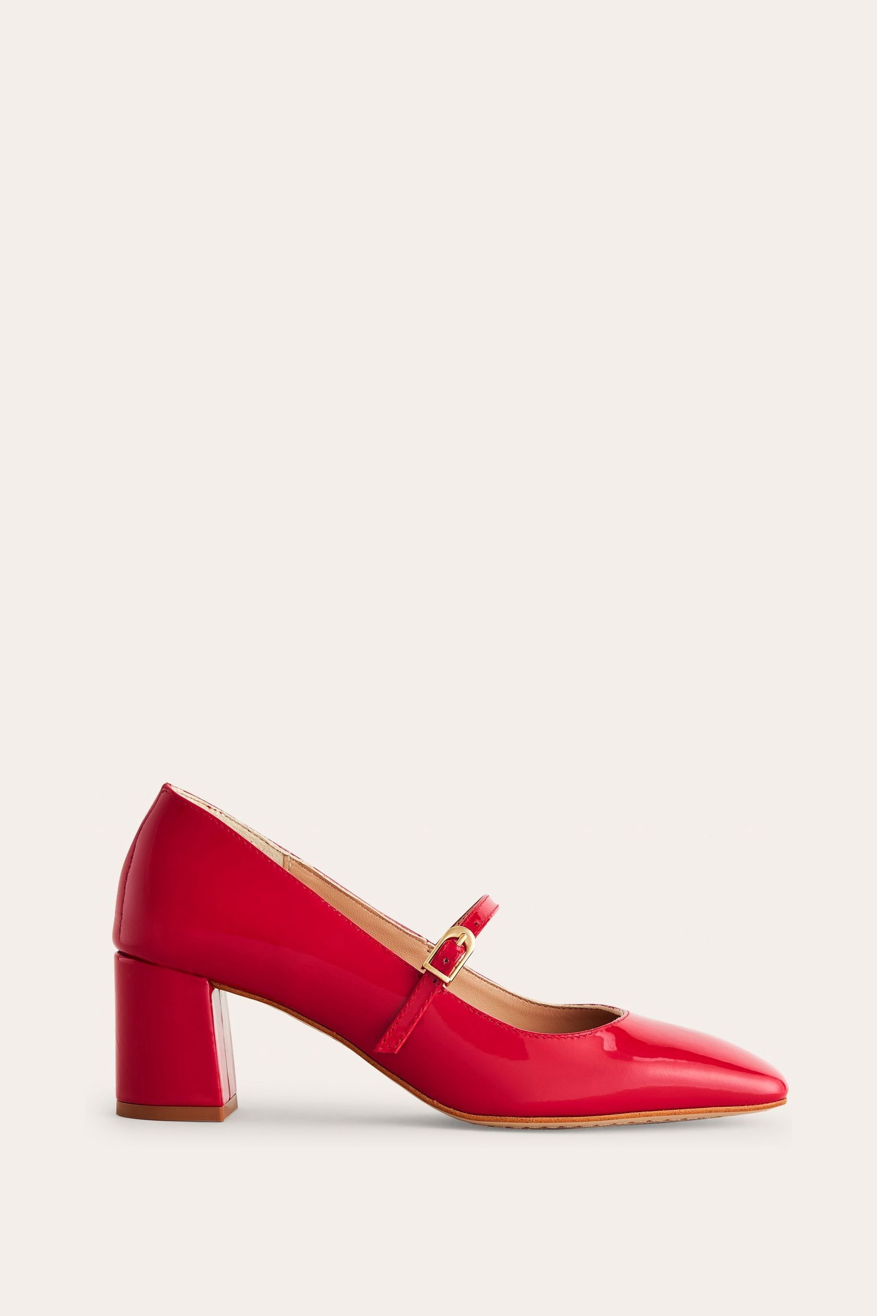 Red block heel shoe outlet