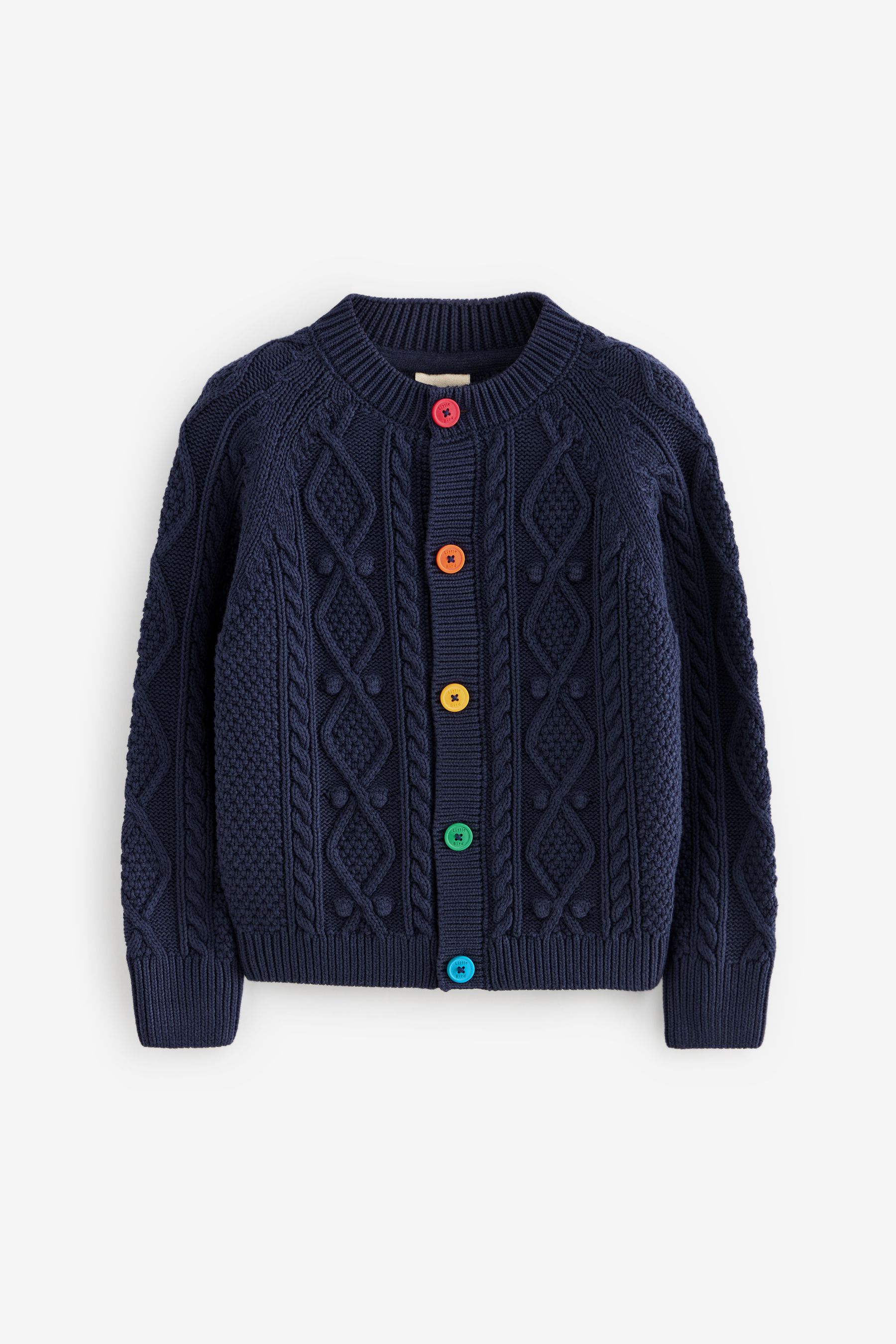 Fine knit navy cardigan online