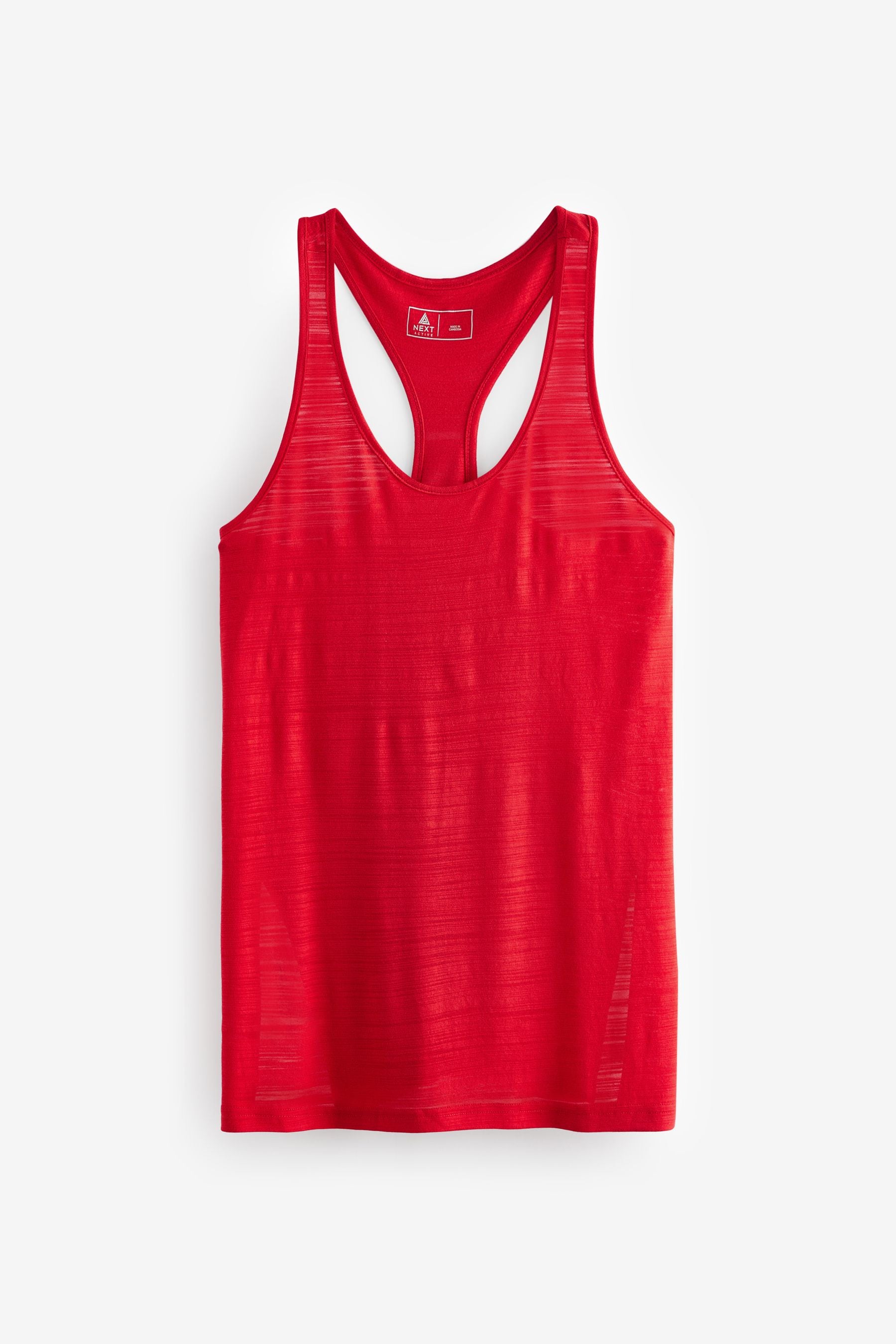 Red sports tank top shop