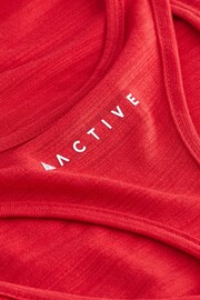 Red Active Sports Longline Tank - Image 7 of 7