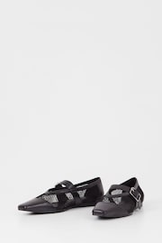 Vagabond Shoemakers Wioletta Leather/Mesh Mary Jane White Shoes - Image 2 of 3