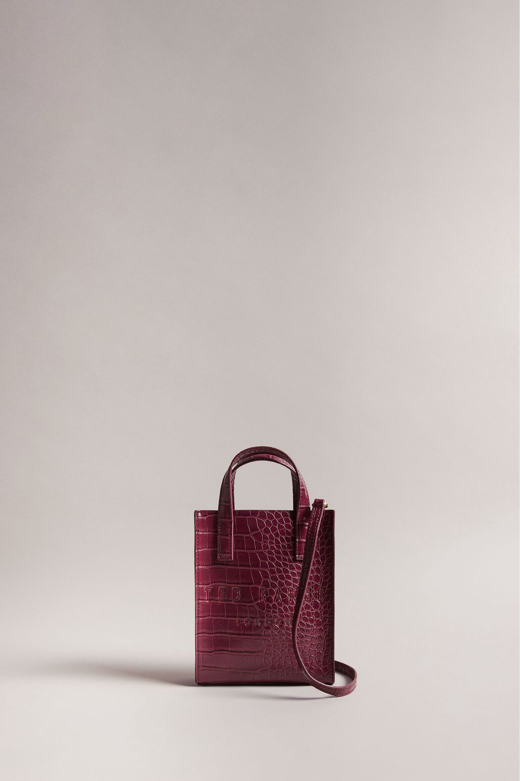 Buy Ted Baker Mini Gatocon Imitation Croc Effect Icon Bag from Next Germany