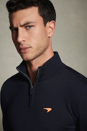 McLaren F1 Merino Half-Zip Funnel Neck Jumper - Image 3 of 7