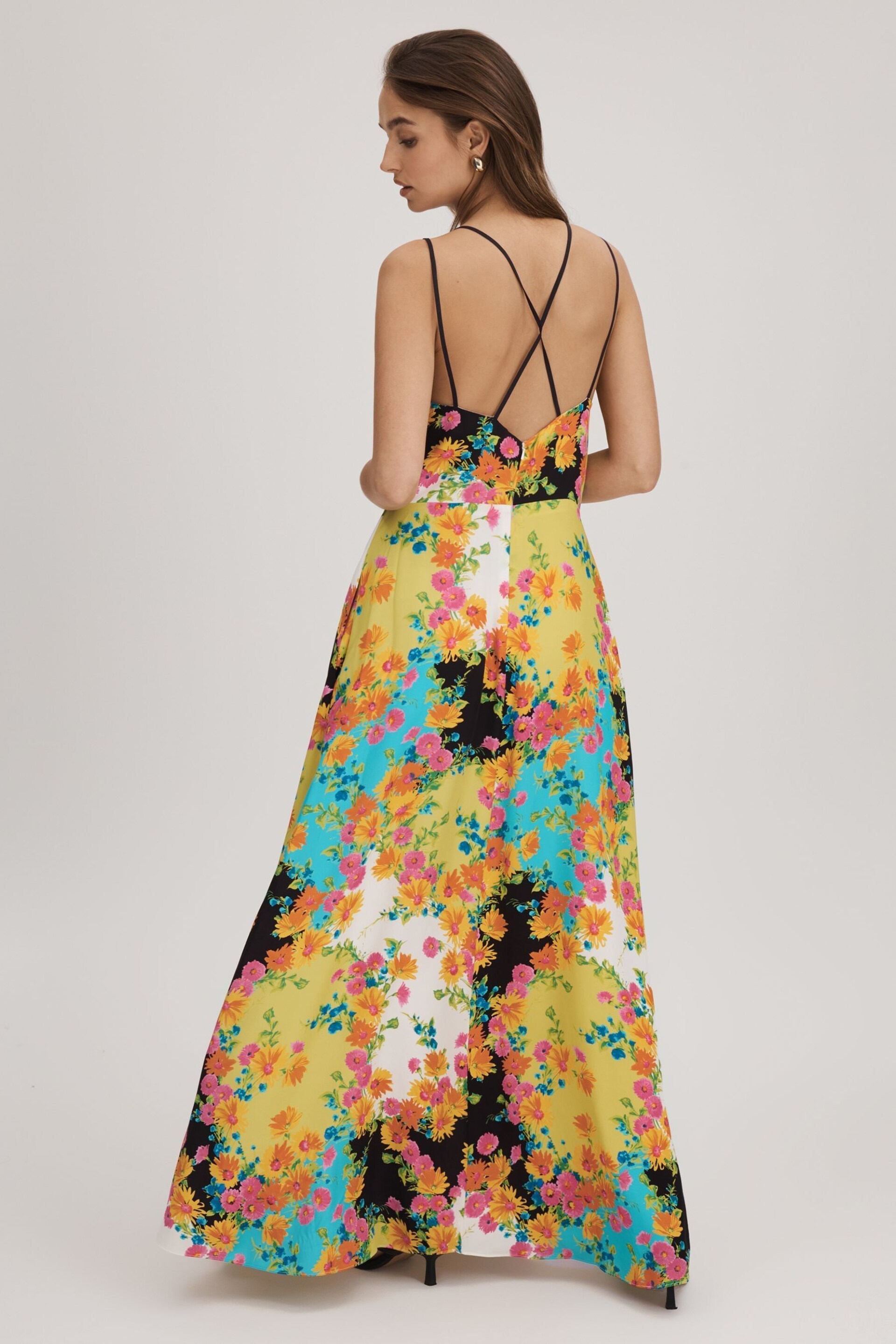 Florere Printed Dual Strap Maxi Dress - Image 5 of 6