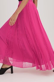 Florere Lace Pleated Midi Skirt - Image 1 of 6