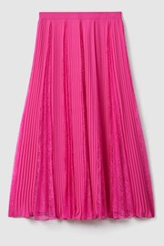 Florere Lace Pleated Midi Skirt - Image 2 of 6