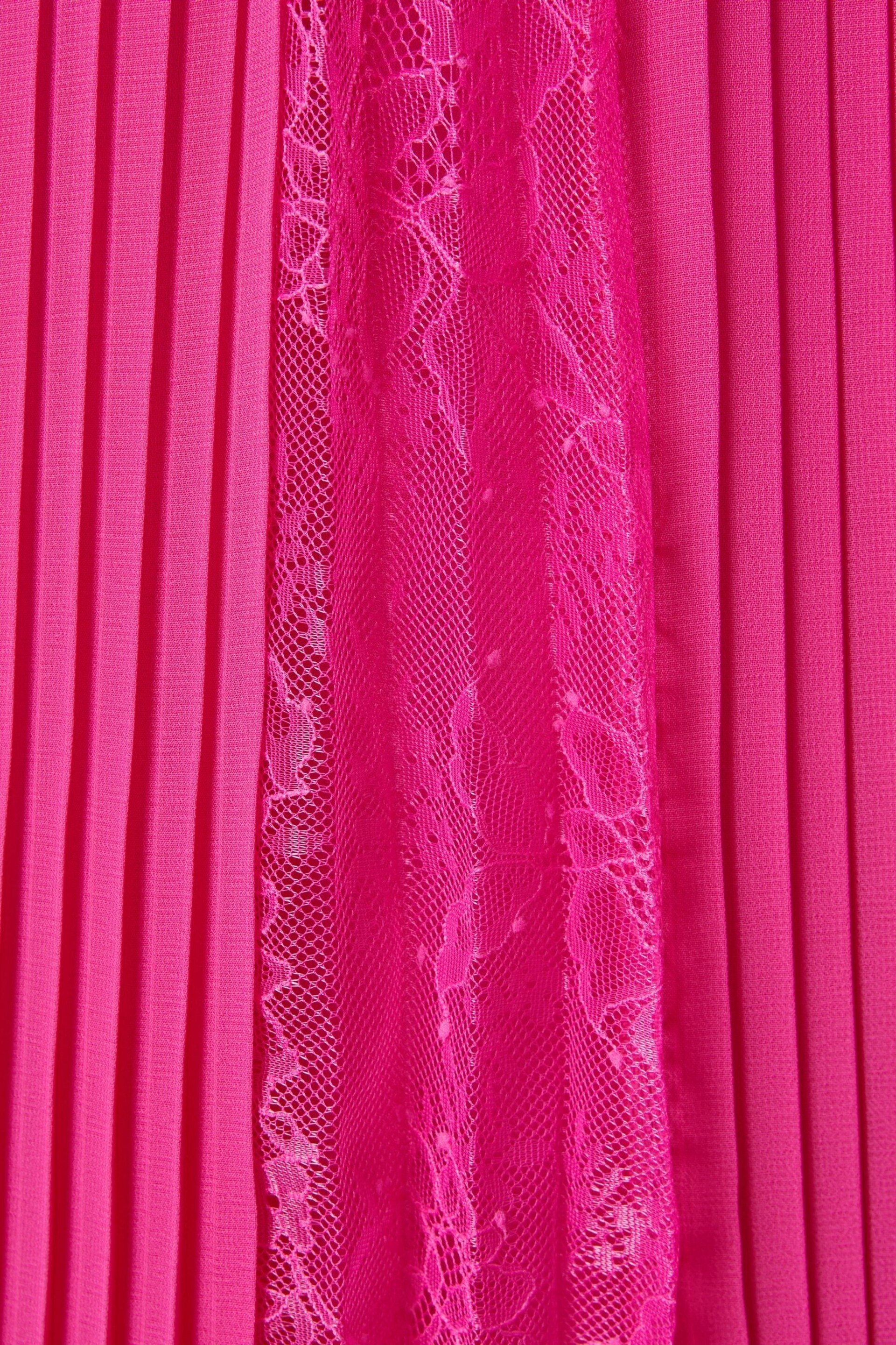 Florere Lace Pleated Midi Skirt - Image 6 of 6