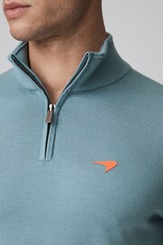 McLaren F1 Merino Half-Zip Funnel Neck Jumper - Image 4 of 7