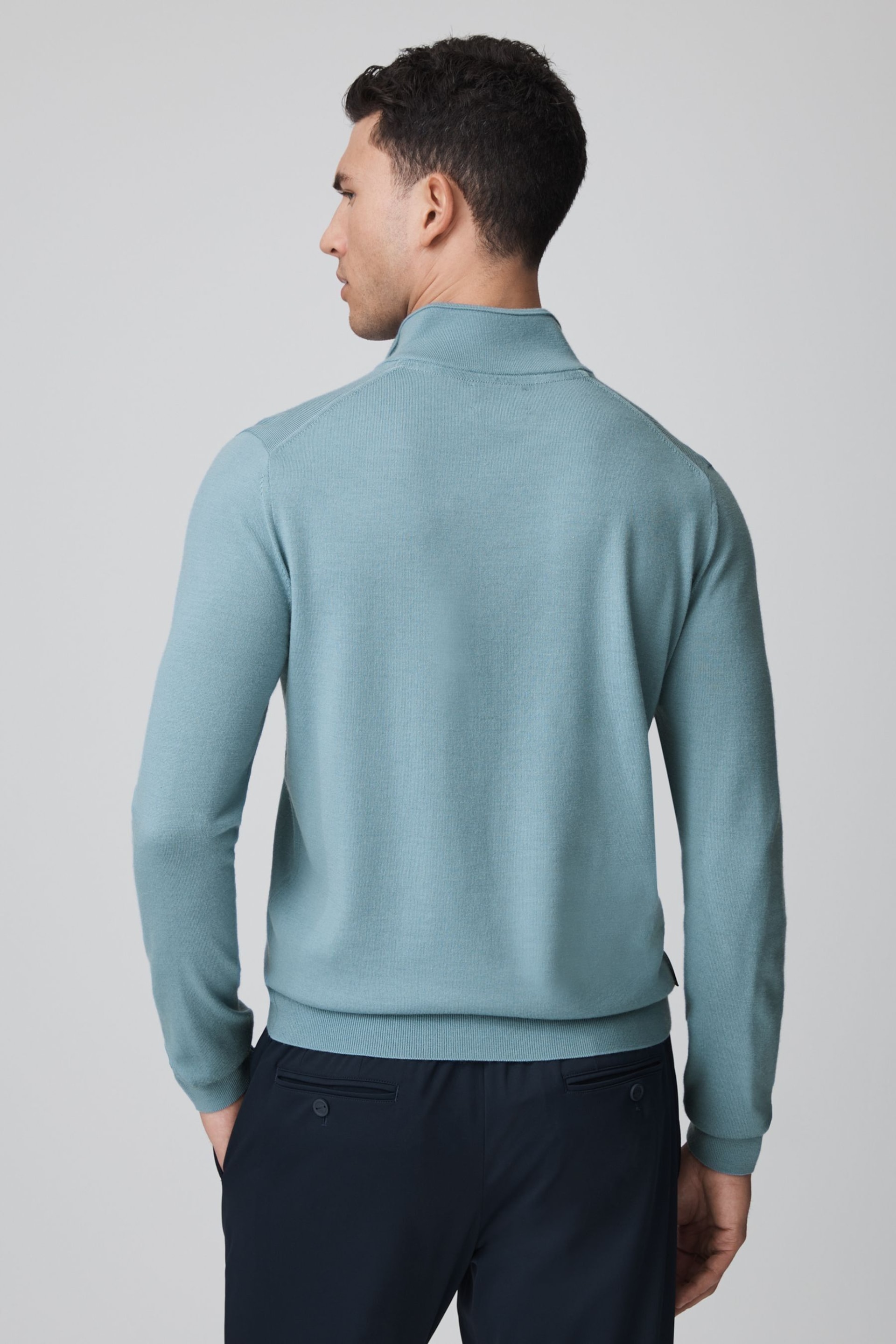 McLaren F1 Merino Half-Zip Funnel Neck Jumper - Image 5 of 7