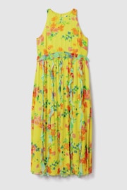 Florere Printed Ruffle Midi Dress - Image 2 of 6