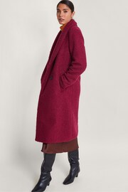 Monsoon Red Bobbie Bouclé Coat - Image 3 of 6