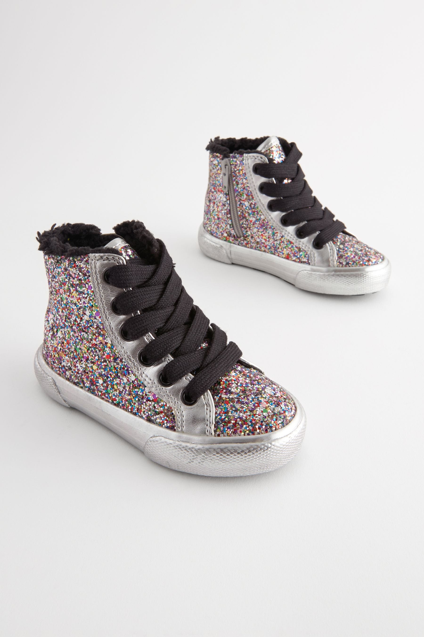 Pink glitter high tops sale