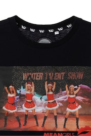 Vanilla Underground Black Mean Girls Ladies Xmas T-Shirt - Image 4 of 5