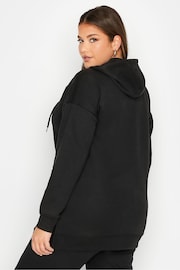 Yours Curve Black Overhead Hoodie - Image 2 of 4