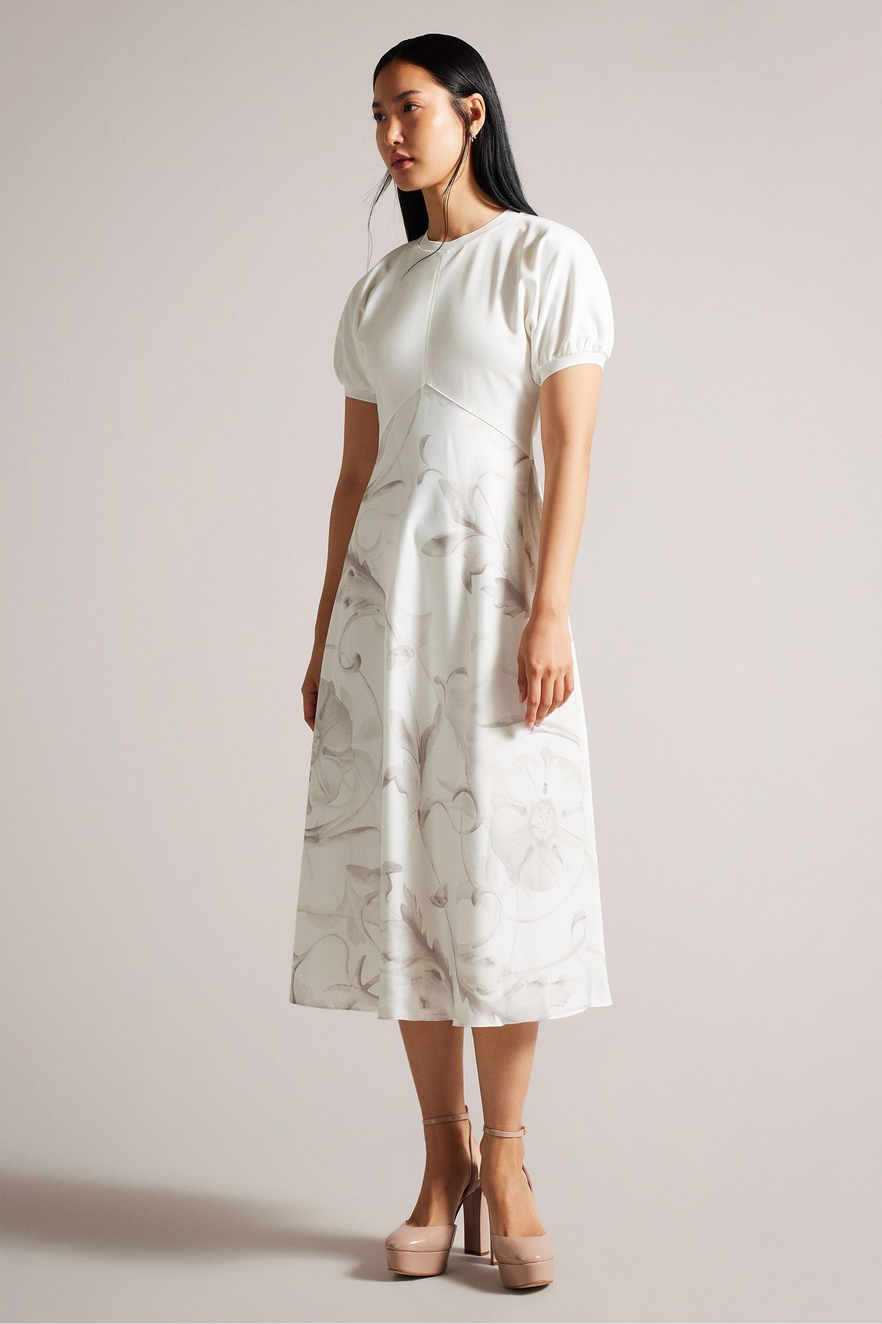 Ted baker cream dress discount