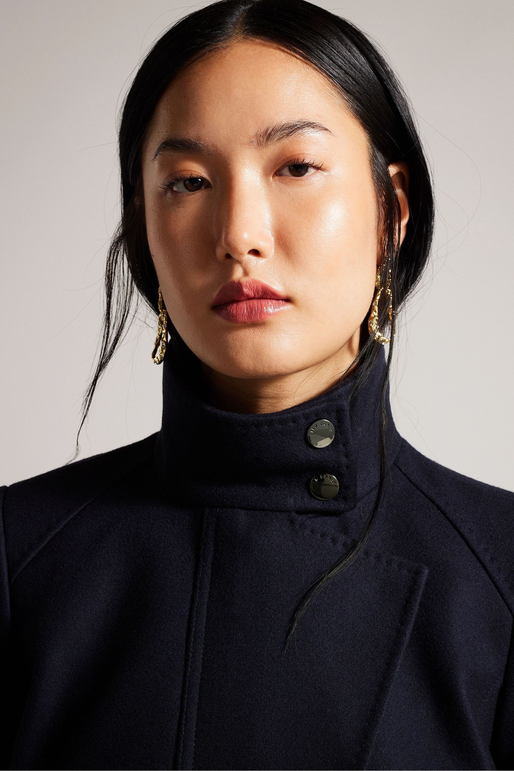 Funnel neck coat ted baker hot sale