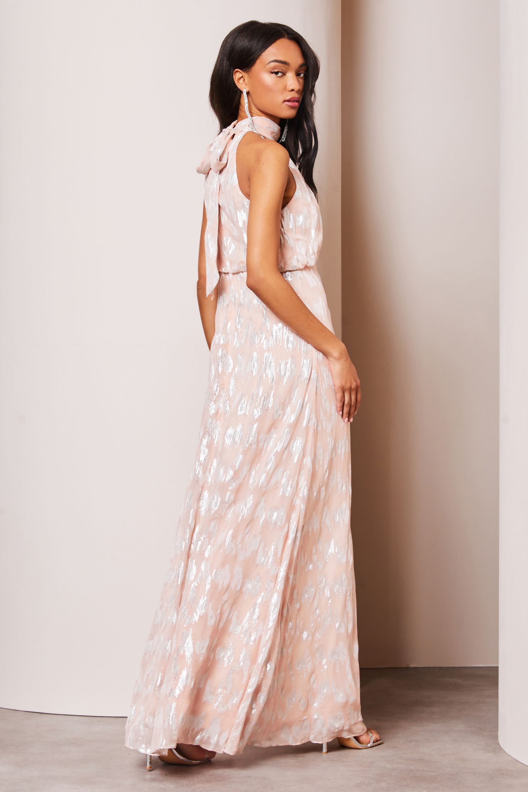 Lipsy pink bridesmaid dress top