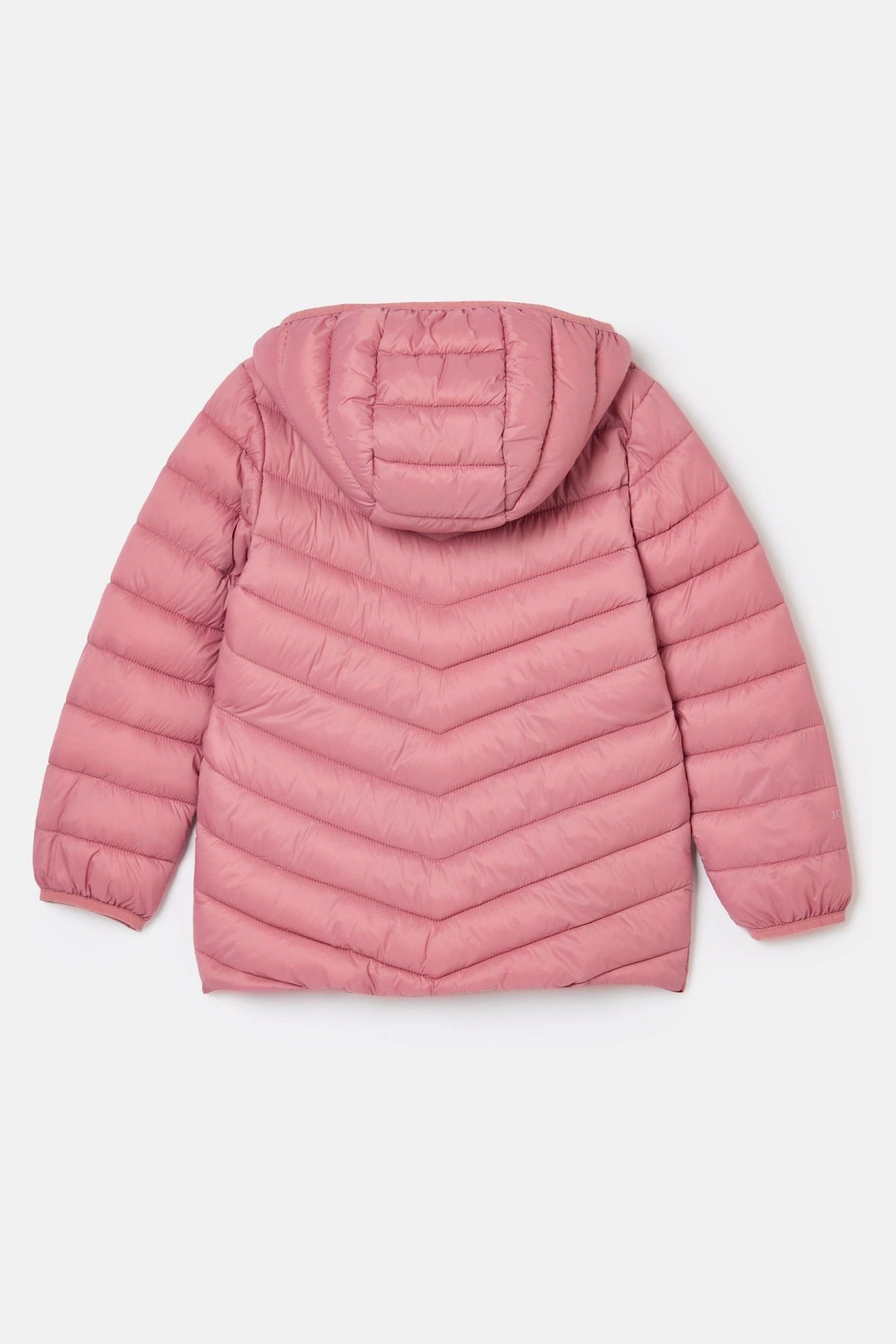 Joules kinnaird padded jacket pink discount