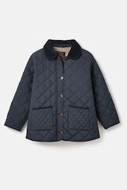 Joules Kids' Mayberry Navy Blue Quilted Jacket - Image 1 of 4