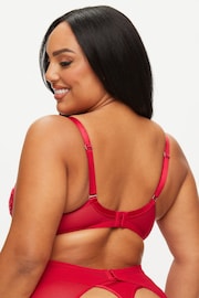 Ann Summers Red The Icon Sequin Non Pad Fuller Bust Balcony Bra - Image 3 of 5