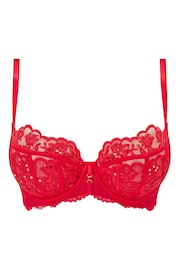 Ann Summers Red The Icon Sequin Non Pad Fuller Bust Balcony Bra - Image 5 of 5