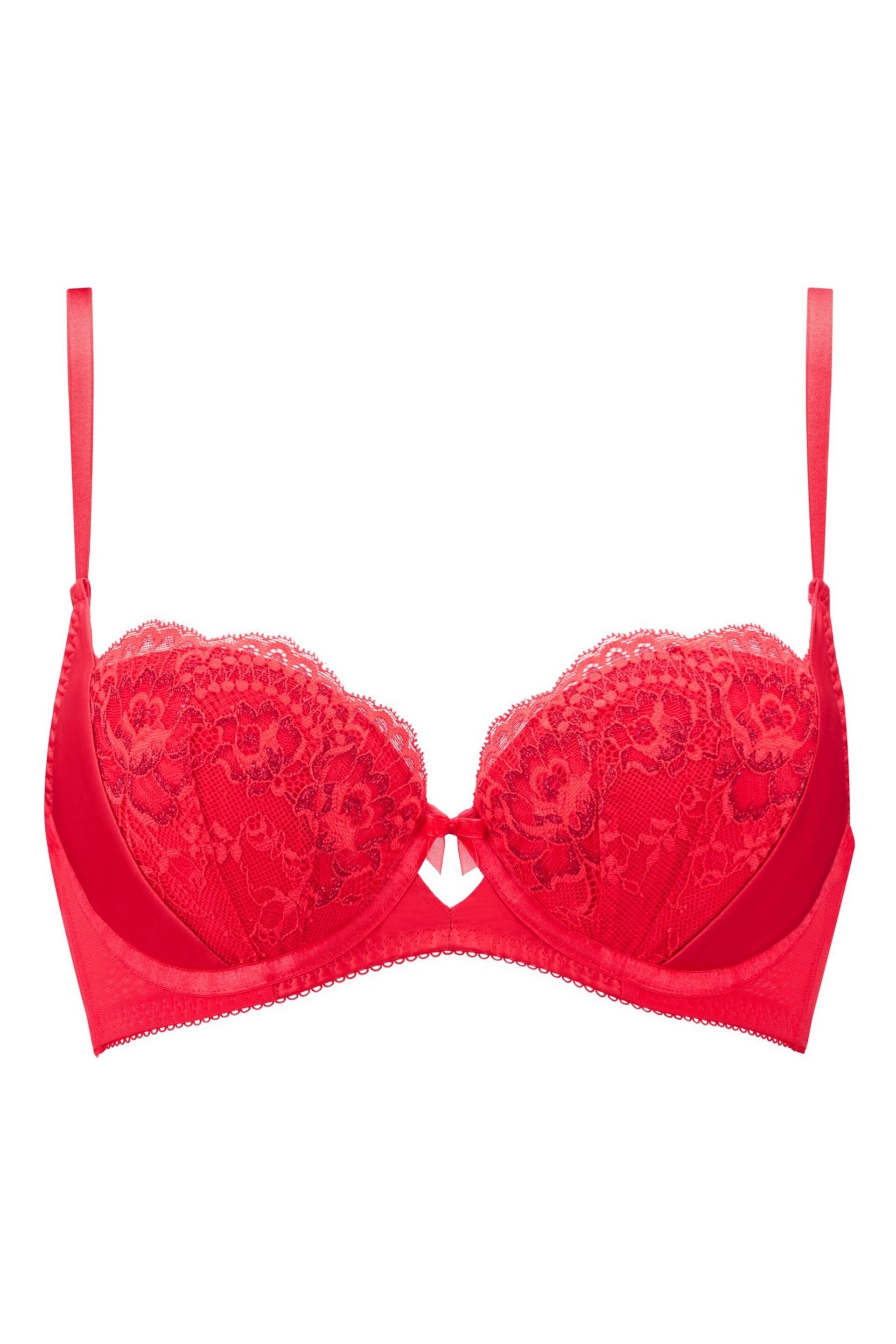 Ann Summers Red Honoured Padded Balcony Bra - Image 4 of 4