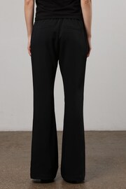 Religion Black Pinstriped Eide Leg Sharp Trousers - Image 6 of 8