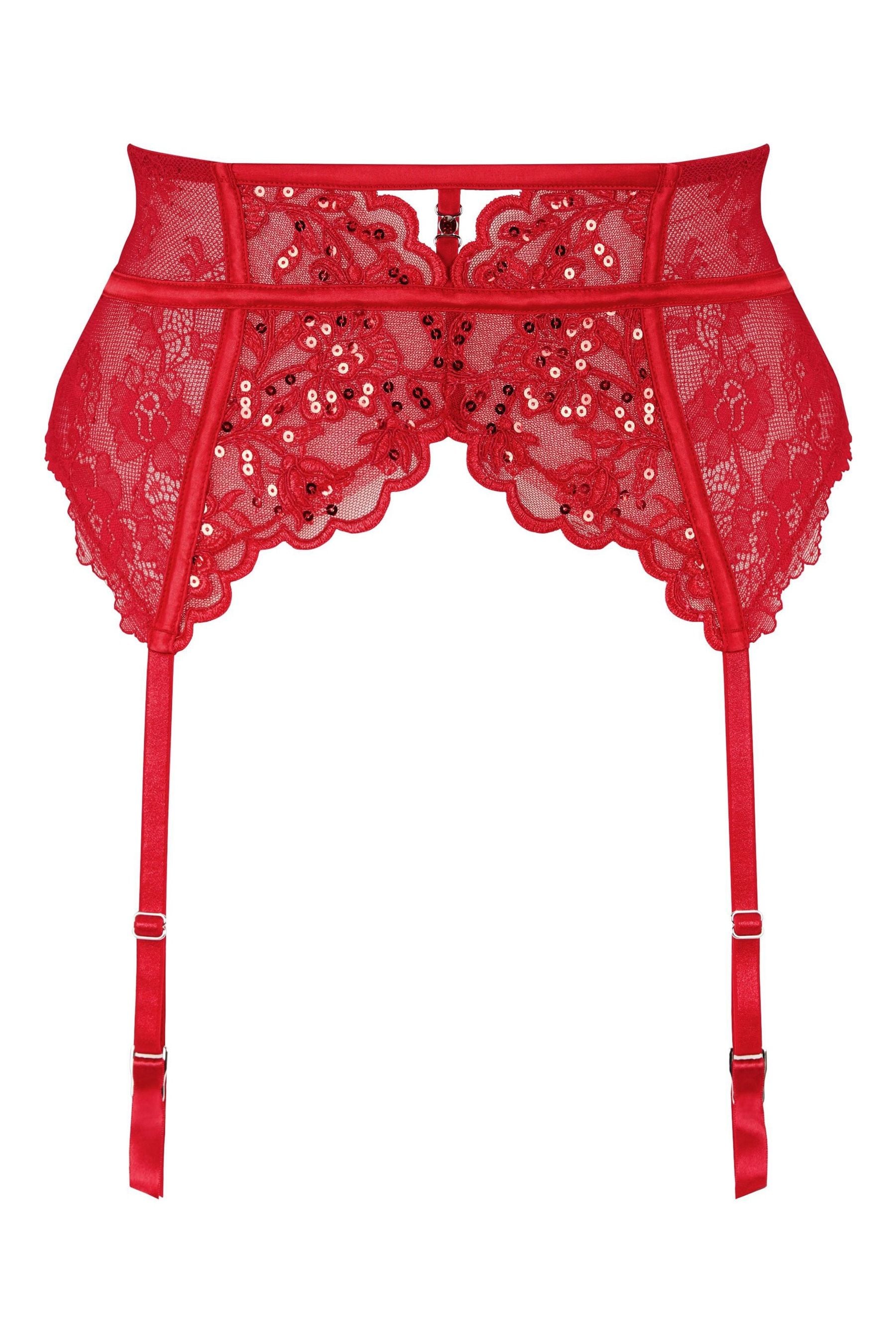 Buy Ann Summers Red The Icon Sequin Waspie Suspender from Next Germany