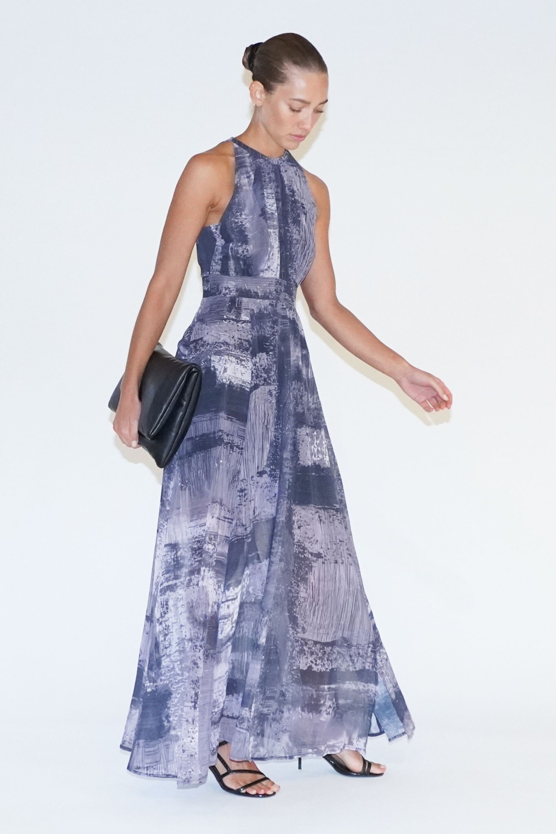 Religion Black Halterneck Maxi Dress In Beautiful Prints - Image 2 of 6