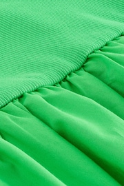 Green Square Neck Maxi Summer Jersey Dress - Image 6 of 6