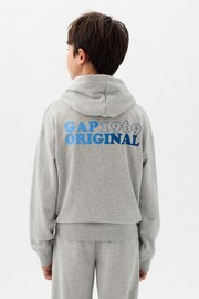 Gap Grey 1969 Logo Hoodie (4-13yrs) - Image 2 of 3