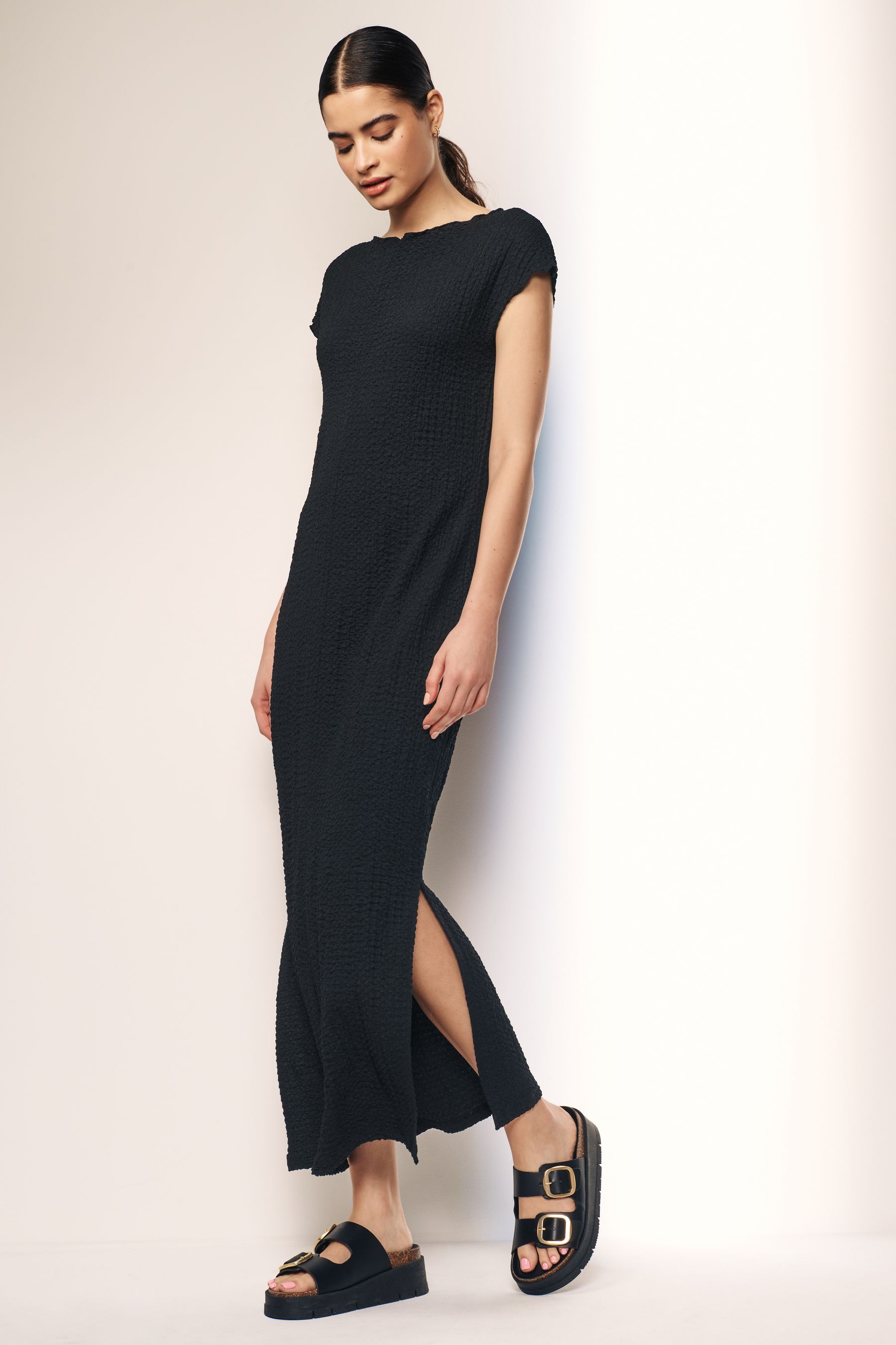 Jersey dresses with short sleeves outlet