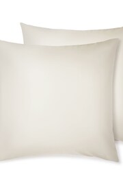 Bedfolk Set of 2 Natural Luxe Cotton Square Pillowcases - Image 2 of 3